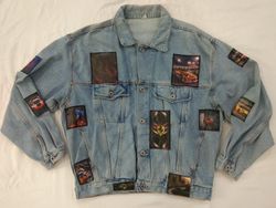 CV0138 Rework Music Patch Denim Jackets - 20 Pcs