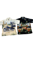 Chemises hawaïennes vintage - 40 pièces