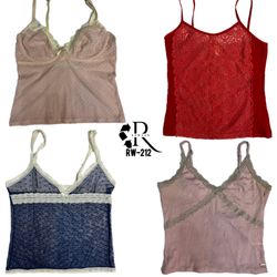 Y2K Soft Cutesy Cami Tops (RW-212)