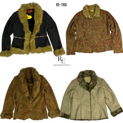 Manteaux afghans au style unique Y2K (RE-1166)