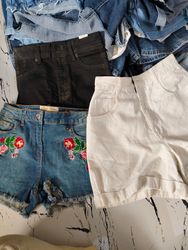 Denim shorts