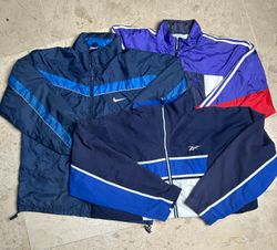 Nike adidas reebok and other branded vintage windb..