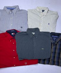 Ralph lauren lacoste tommy chaps and nautica shirt..