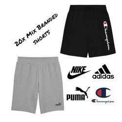 20x Shorts de marque Mix