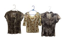 Blouses/tops de ton terreux - 12 pièces - 24/5/25