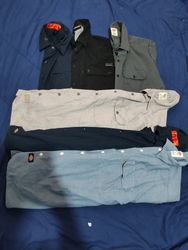 Dickies Camicie da Uomo con Bottoni 12 pezzi