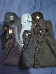 Dickies Camicie a Bottoni da Uomo 13 pezzi