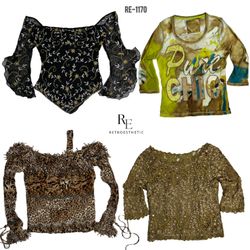 Y2K Tutti Gothic Unici Magliette a Manica Lunga (R..