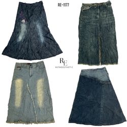 Gonne Maxi in Denim Y2K IT Girl (RE-1177)
