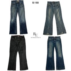 Jeans Unici in Denim Era Britney Y2K (RE-1180)