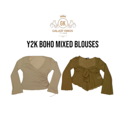 Y2k BoHo Mixed Blouses