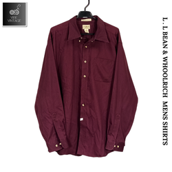 L.L BEAN & WOOLRICH MENS SHIRTS - 22 PCS