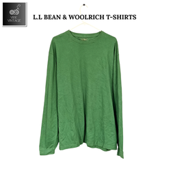 L.L BEAN & WOOLRICH T- SHIRT - 13 PCS