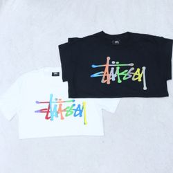 CV0148 Neuauflage Stil Stussy T-Shirts mit Mehrfar..