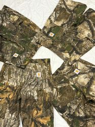 Carhartt Real Tree Rework style shorts