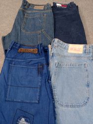 #654 Calças Jeans Baggy Masculinas -14