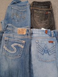 #647 Calças Jeans Flare Femininas Y2K -1..