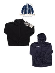 The North Face, Under Armour, and Kappa Wind Break..