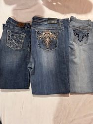 Y2k fashion flare jeans - 14 pcs