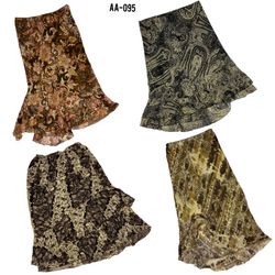 Y2K Earthy Tone Summer Poly Skirts (AA-095)