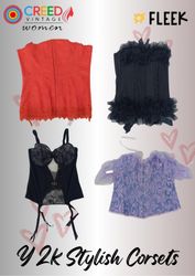 IQ0095 Y2k Stylish Corsets - 08 Pieces