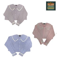 SS25 Reworked Frill Collar Shirts