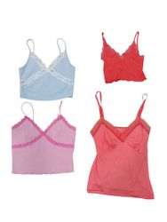 Fairycore slip/poly/tops -18pcs -28/5/25
