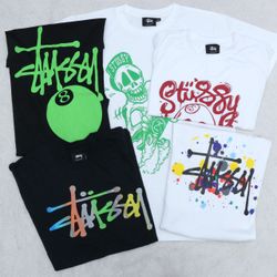 CV0155 Rework Mix Styles Stussy T-shirts