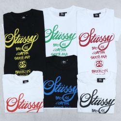 CV0158 Rework Style Stussy T-shirts
