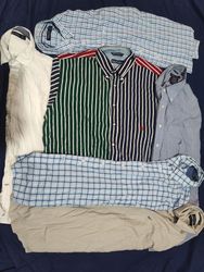 #03 Nautica Cotton Mens Button Shirts 14 pcs