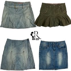 Y2K Britney Era Denim Mini Skirts (RW-223)