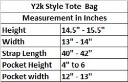リワーク Y2K デニム トートバッグ