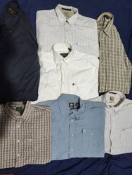 Patagonia..lacoste..Timberland.. mens cotton butto..