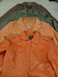 HD817 Mujeres Y2K Trench de Cuero - 9 piezas