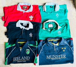 Mix de lots de chemises de rugby de club vintage 1..