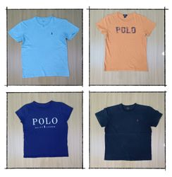 JA 0284 Ralph Lauren Rundhals-T-Shirts - 9 Stück