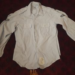 U.S. Air Force Man's Polyester/Cotton Blue Long Sl..