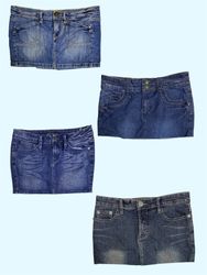 Minigonne in denim classiche Y2K per un tocco quot..