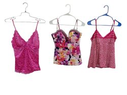 Multi shaded poly tops -5pcs -28/5/25