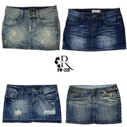 Y2K IT Girl Denim Mini Skirts (RW-229)