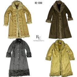 Y2K Vintage Style Afghan Coats (RE-1200)