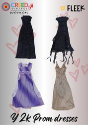 IQ0108 Y2k Prom dresses - 12 Pieces