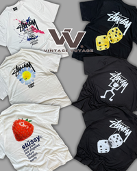 Camisetas estilo rework de Stüssy MOQ 50 piezas #3..