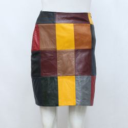 CV0168 Rework Leather Skirts