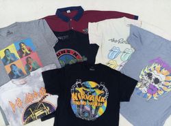 CR4409 Vintage Music T-shirts - 20 Pcs