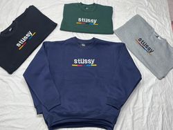 Rework Style Stussy Navy Blue Sweatshirt.