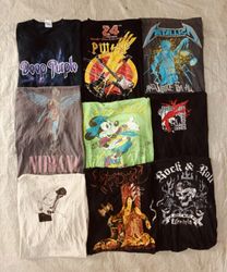 Amerikanische Musik und bedruckte T-Shirts