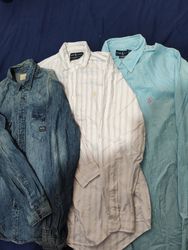 #01 Polo Ralph Lauren Button shirts 13 pcs