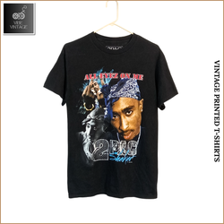 T-SHIRTS IMPRESSAS VINTAGE - 22 PCS