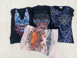 IQ0116 Y2k pixel pretty baby tees - 20 pezzi
